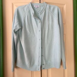 Classic Light Blue/Green  Women's Cardigan